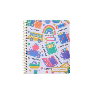 2025 - 2026 School Days Weekly & Monthly Planner by BERTEAU & Co.