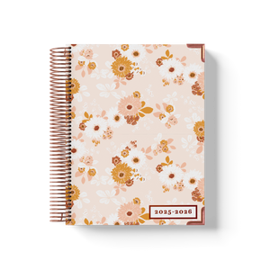 2025 - 2026 Color Me Flower Teacher Planner by BERTEAU & Co.