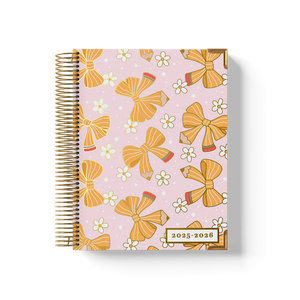 2025 - 2026 Pencil Bow Teacher Planner by BERTEAU & Co.