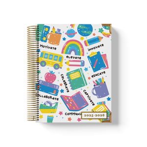 2025 - 2026 School Days Teacher Planner by BERTEAU & Co.